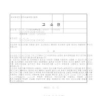 고소장 (편의시설부정사용죄) 고소장 (편의시설부정사용죄)
